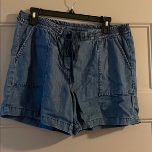 Flowy Jean Shorts